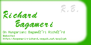 richard bagameri business card